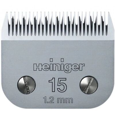 Tête de coupe Heiniger Saphir - Modèle #15 - 1,2mm - Publicité Tête de coupe Heiniger Saphir - Modèle #15 - 1,2mm - Publicité