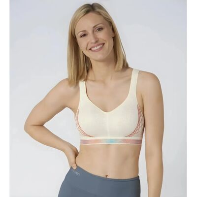 Triumph Triaction Cardio Flow P EX Sportovní Podprsenka nebesky modrá Max Podpora Triumph Triaction Cardio Flow P EX Sportovní Podprsenka nebesky modrá Max Podpora