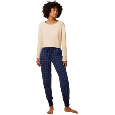 TRIUMPH Blå Ekologisk Bomull Pyjamahose - Pyjama TRIUMPH Blå Ekologisk Bomull Pyjamahose - Pyjama