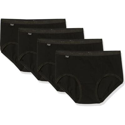 Sloggi Basic+ x4 - negro Sloggi Basic+ x4 - negro