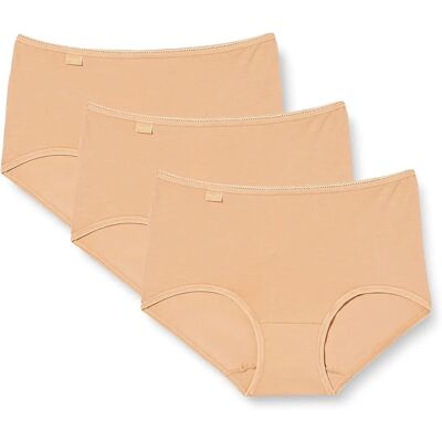 Sloggi 24/7 Baumwoll Midi Slips 3er Pack - haut Sloggi 24/7 Baumwoll Midi Slips 3er Pack - haut