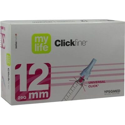 mylife Clickfine Pen-Nadel - 12mm, 0,33x12mm - Pen Nadel mylife Clickfine Pen-Nadel - 12mm, 0,33x12mm - Pen Nadel