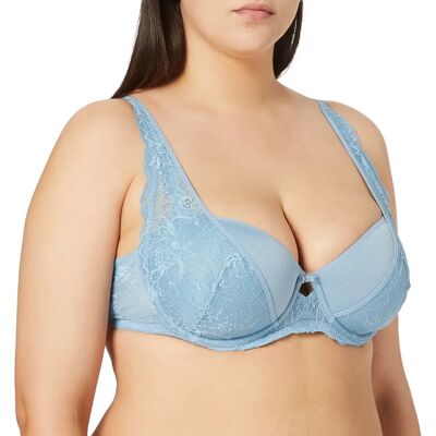 Triumph Amourette Charm Niebieski Modelujący Biustonosz - Wygodny, Stylowy Triumph Amourette Charm Niebieski Modelujący Biustonosz - Wygodny, Stylowy