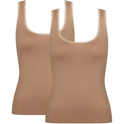 Sloggi Go Tank Top 2P (10209426) - nostalgic brown Sloggi Go Tank Top 2P (10209426) - nostalgic brown