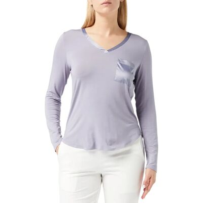 Triumph Top Aloe Vera Gris - Pyjama à manches longues - Taille 42 Triumph Top Aloe Vera Gris - Pyjama à manches longues - Taille 42