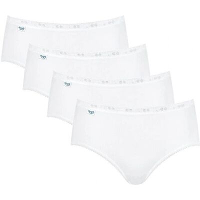 Sloggi Basic+ x4 - weiß Sloggi Basic+ x4 - weiß