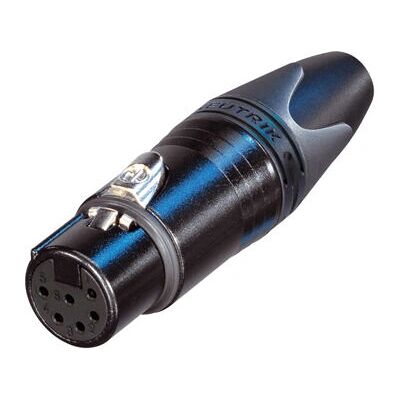 Neutrik NC6FXX-B Kabelverbinder - XLR Weiblich - Schwarz Neutrik NC6FXX-B Kabelverbinder - XLR Weiblich - Schwarz