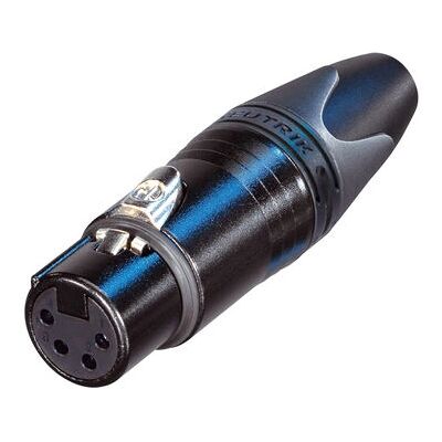 Neutrik NC4FXX-B Svart XLR Kabelkontakt - Kabelkontakt Neutrik NC4FXX-B Svart XLR Kabelkontakt - Kabelkontakt