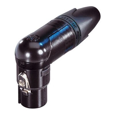 Neutrik NC5FRX-B Kabelkontakt - XLR hann, svart Neutrik NC5FRX-B Kabelkontakt - XLR hann, svart