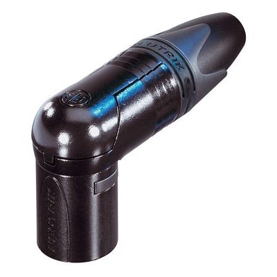 Neutrik NC7MRX-B Svart XLR-kontakt - Vinklad 7-polig Neutrik NC7MRX-B Svart XLR-kontakt - Vinklad 7-polig