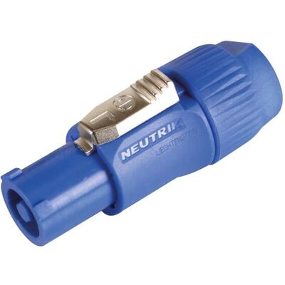Neutrik NAC3FCA Powercon Blau Verriegelbarer Stecker - Kabelverbinder Neutrik NAC3FCA Powercon Blau Verriegelbarer Stecker - Kabelverbinder