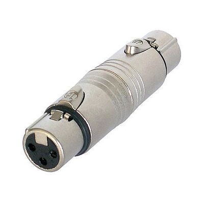 Neutrik NA3F5F Adapter - Silber - Audio Adapter - XLR 3-pol 5-pol Neutrik NA3F5F Adapter - Silber - Audio Adapter - XLR 3-pol 5-pol