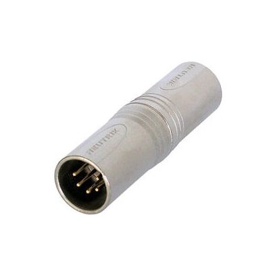 Neutrik NA5MM Silber XLR Gender Adapter - Kabel-Adapter Neutrik NA5MM Silber XLR Gender Adapter - Kabel-Adapter