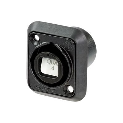 Connettore fibra ottica Neutrik OpticalCON Quad - Nero Connettore fibra ottica Neutrik OpticalCON Quad - Nero