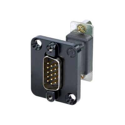Neutrik NADB15MF-B Black D-Sub Adapter - Audio Video Connector Neutrik NADB15MF-B Black D-Sub Adapter - Audio Video Connector