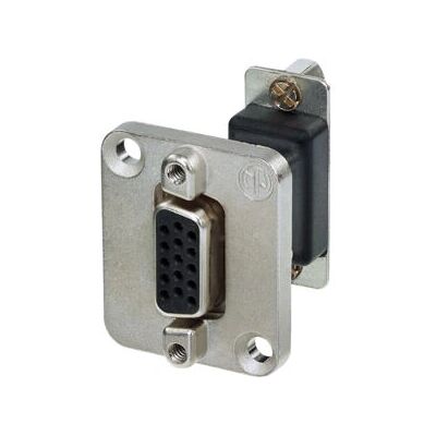 Neutrik NADB15FF Cable Gender Changer - D-Sub Silver Neutrik NADB15FF Cable Gender Changer - D-Sub Silver