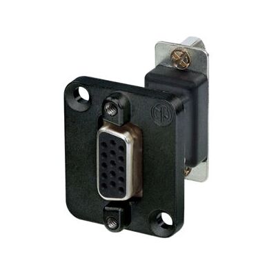 Neutrik NADB15FF-B VGA Gender Changer - Black - Cable Adapter Neutrik NADB15FF-B VGA Gender Changer - Black - Cable Adapter