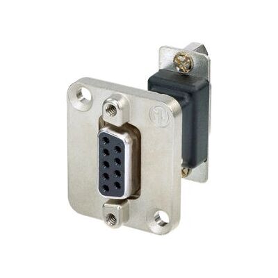 Neutrik NADB9FF Kabeladapter - D-Sub 9-pol - Zwart, Zilver Neutrik NADB9FF Kabeladapter - D-Sub 9-pol - Zwart, Zilver