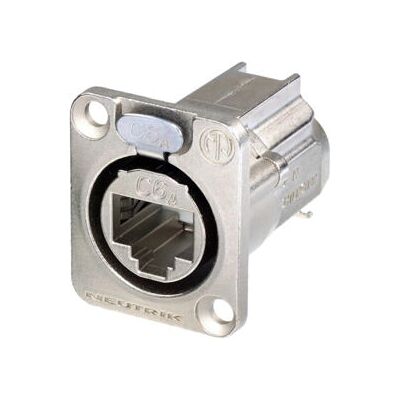 Neutrik NE8FDX-Y6 Hona RJ45 Ethernet-kontakt - D-Form, Nickel Neutrik NE8FDX-Y6 Hona RJ45 Ethernet-kontakt - D-Form, Nickel