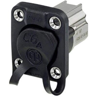 Neutrik NE8FDX-Y6-W Ethernet Jack - Shielded, PoE+ Neutrik NE8FDX-Y6-W Ethernet Jack - Shielded, PoE+