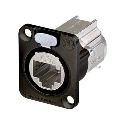 Neutrik NE8FDX-Y6-B Aluminium RJ-45 Connector - Draad, Zwart Neutrik NE8FDX-Y6-B Aluminium RJ-45 Connector - Draad, Zwart