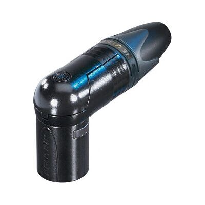 Neutrik NC10MRX-14-B Vinklad XLR-kontakt - Kabelkontakt Neutrik NC10MRX-14-B Vinklad XLR-kontakt - Kabelkontakt
