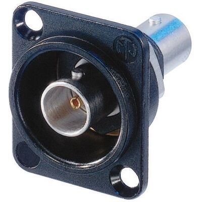 Neutrik NBB75DFIB-P Black BNC Connector - Wire Neutrik NBB75DFIB-P Black BNC Connector - Wire
