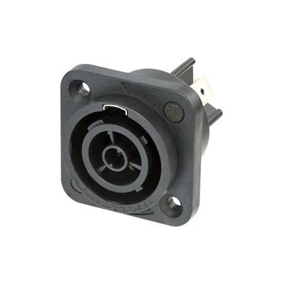 Neutrik NAC3FPX-TOP Draadconnector - 3 polen, zwart Neutrik NAC3FPX-TOP Draadconnector - 3 polen, zwart