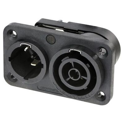 Connettore cavo Neutrik NAC3PX-TOP - 3 poli - Nero - Audio e Alimentazione Connettore cavo Neutrik NAC3PX-TOP - 3 poli - Nero - Audio e Alimentazione