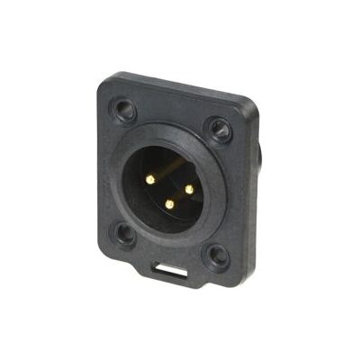 Neutrik NC3MDX-TOP Wire Connector - XLR Male Black Neutrik NC3MDX-TOP Wire Connector - XLR Male Black