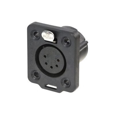 Neutrik NC5FDX-TOP Wire Connector - Outdoor Waterproof XLR - Black Neutrik NC5FDX-TOP Wire Connector - Outdoor Waterproof XLR - Black
