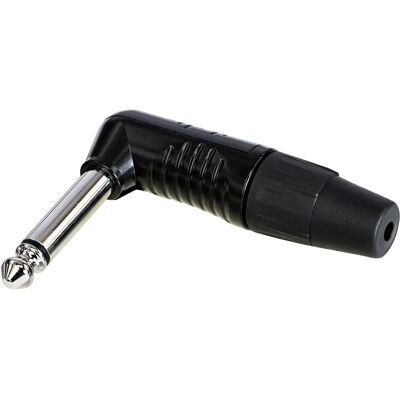 Rean RP2RC-BAG Conector de audio mono de 6,35 mm en ángulo Rean RP2RC-BAG Conector de audio mono de 6,35 mm en ángulo