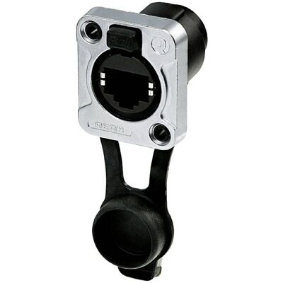 Prise Ethernet Extérieure Rean RRE8F-Z - Noir - Protection IP65 - Publicité Prise Ethernet Extérieure Rean RRE8F-Z - Noir - Protection IP65 - Publicité