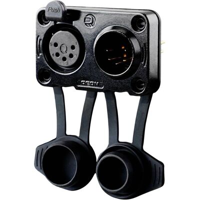 Rean AV RRX5MF-Z-012-1 Connecteur XLR noir - Accessoire audio - Publicité Rean AV RRX5MF-Z-012-1 Connecteur XLR noir - Accessoire audio - Publicité