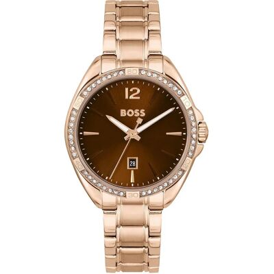 Hugo Boss Felina - Braune Sonnenuhr Zifferblatt Uhr 1502621 Hugo Boss Felina - Braune Sonnenuhr Zifferblatt Uhr 1502621