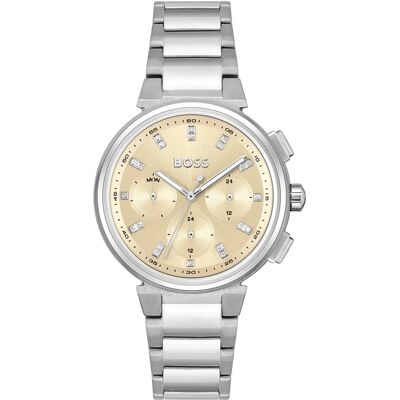 Hugo Boss One - Ρολόι με Χρυσό Καντράν 1502676 Hugo Boss One - Ρολόι με Χρυσό Καντράν 1502676