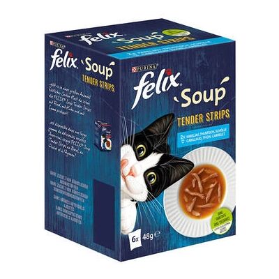 Jedzenie dla kotów Felix - Filety z rybnej zupy 48g Jedzenie dla kotów Felix - Filety z rybnej zupy 48g