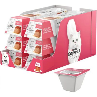 Gourmet - Revelations Mousse de Saumon - Nourriture Humide pour Chats - Publicité Gourmet - Revelations Mousse de Saumon - Nourriture Humide pour Chats - Publicité