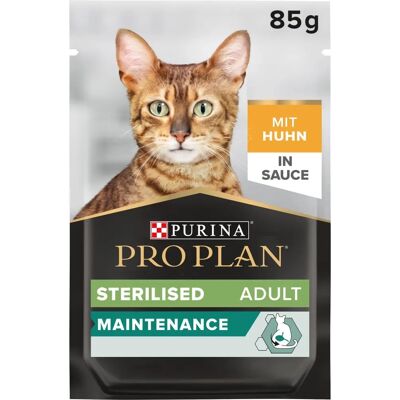 Alimentation pour Chat Purina Proplan Nutrisavour Stérilisé - Poulet - Publicité Alimentation pour Chat Purina Proplan Nutrisavour Stérilisé - Poulet - Publicité