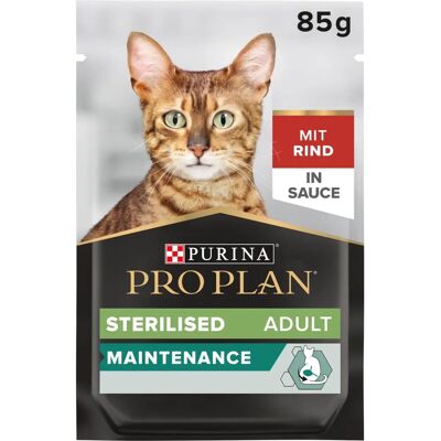 Purina Proplan Kot Nutrisavour Sterylizowany Wołowina - Karma dla kotów Purina Proplan Kot Nutrisavour Sterylizowany Wołowina - Karma dla kotów