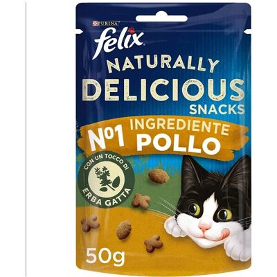 Snack per Gatti al Pollo Purina Felix - 50g Snack per Gatti al Pollo Purina Felix - 50g