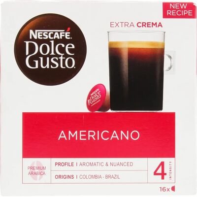 Nescafe Dolce Gusto - Cafe Americano - Coffee Pods Nescafe Dolce Gusto - Cafe Americano - Coffee Pods