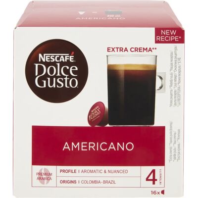 Nescafé Dolce Gusto Americano Caffè - 16 Capsule Nescafé Dolce Gusto Americano Caffè - 16 Capsule