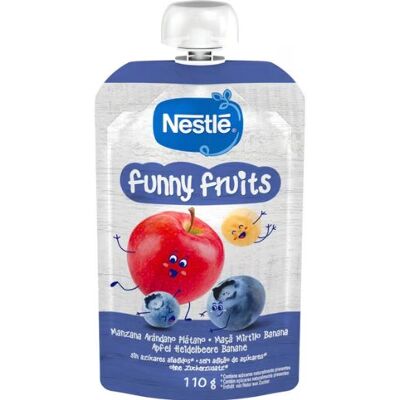 Nestlé Happy Fruits 110g - Lanche de Frutas para Bebês Nestlé Happy Fruits 110g - Lanche de Frutas para Bebês