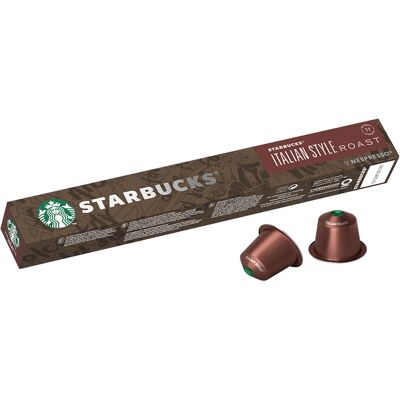 Starbucks Rôti à l'Italienne pour Nespresso - 10 Capsules - Publicité Starbucks Rôti à l'Italienne pour Nespresso - 10 Capsules - Publicité