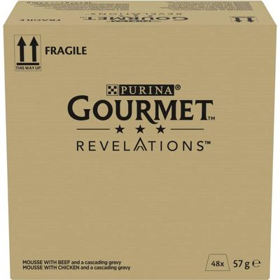 Pack varié de mousse pour chats Gourmet Revelations au bœuf et au poulet - Nourriture pour chats - Publicité Pack varié de mousse pour chats Gourmet Revelations au bœuf et au poulet - Nourriture pour chats - Publicité