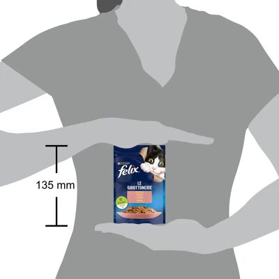 Purina Felix Le Ghiottonerie Salmone Cibo Umido Gatti Adulti Purina Felix Le Ghiottonerie Salmone Cibo Umido Gatti Adulti