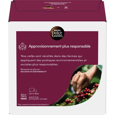 Nescafé Dolce Gusto Double Espresso - 16 Capsules - Riche & Intense - Publicité Nescafé Dolce Gusto Double Espresso - 16 Capsules - Riche & Intense - Publicité