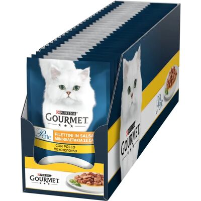 Gourmet Perle Kippenfilet met Saus - Kattenvoer Gourmet Perle Kippenfilet met Saus - Kattenvoer