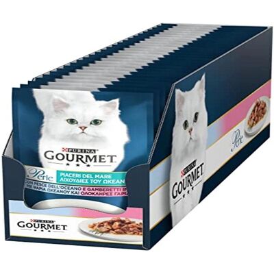Gourmet Perle Piaceri del Mare 85g Poisson et Crevettes - Nourriture pour animaux Gourmet Perle Piaceri del Mare 85g Poisson et Crevettes - Nourriture pour animaux